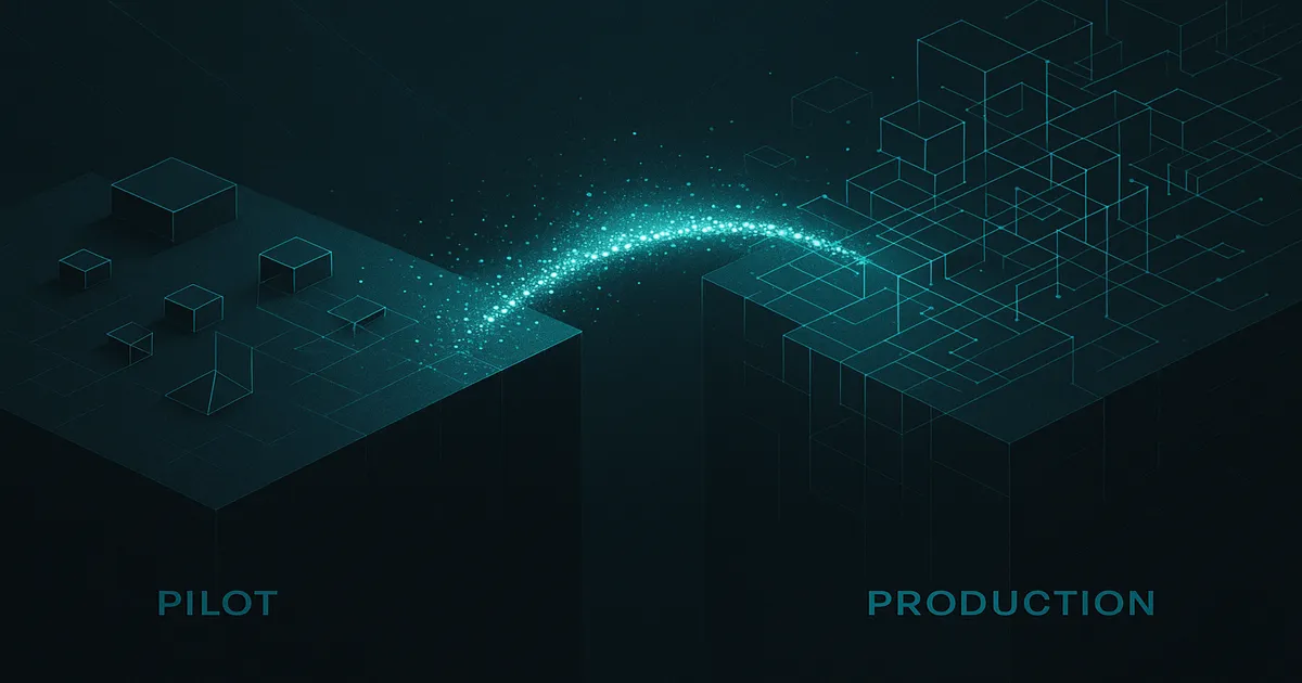 Why AI pilots fail to reach production